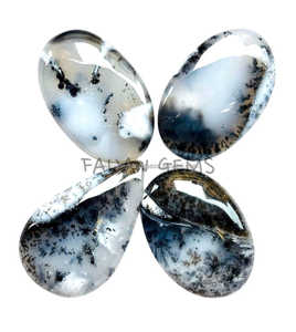 Cabujón de ópalo de dendrita natural Piedras preciosas semipreciosas pulidas lisas Piedras preciosas sueltas en formas mixtas - Product Image 1