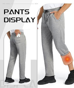 กางเกงขายาวผู้ชายคุณภาพสูง มีกระเป๋าข้าง เอวผูกเชือก/กางเกงวอร์มทรงเข้ารูปสำหรับออกกำลังกาย กางเกงสตรีทแฟชั่น  โพสต์โดย Dress Sports - Product Image 4