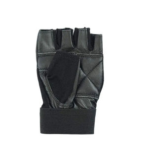 Gants de musculation en cuir personnalisés à demi-doigts avec fermeture à boucle pour la salle de sport et l'exercice à domicile - Musculation - Product Image 2