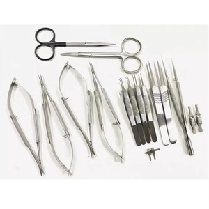 Ensemble de base professionnel d'instruments microchirurgicaux pour la chirurgie de la main avec étui, pour chirurgie orthopédique, avec porte-aiguille - Product Image 2