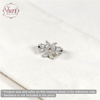 [Sheri Jewels] Anillo de Oro Blanco Sólido de 18K con Diamante Natural Color F-G de 0.85ct SI1-2 4.08g, Estilo Moderno y Elegante, Regalo para Ella