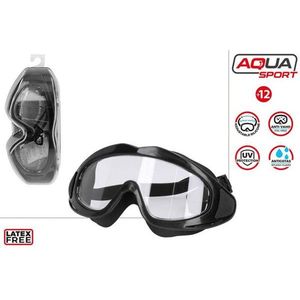 Maschera Subacquea Aqua Sport per Adulti +12 Lenti Doppie Antiappannamento Protezione UV Occhialini da Nuoto - Product Image 1