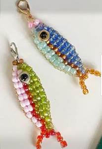 Luxury Artisan Eco-Friendly Classic Beaded Embroidery <b>Keychain</b> Beautiful Handmade Purse Pendant - Product Image 3