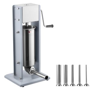 Insaccatrice Manuale Professionale per Salsicce 11 LBS/5 L, Insaccatrice Verticale a Doppia Velocità in Acciaio Inossidabile per Carne e Salsicce - Product Image 1