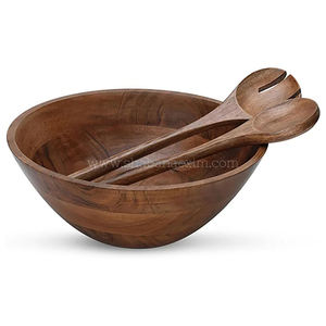 Bol à fruits de service en bois décoratif pour la maison moderne de forme luxueuse pour les fruits et la soupe à usage domestique ou commercial - Product Image 6