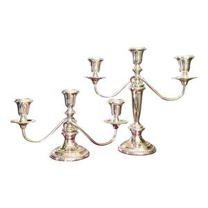 Elegant Dining Table Metal Candelabra For Luxury Interior Decoration With Decorative Multi Arm Design - Product Image 1