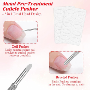 Bulk Professional Loop Cuticle Pusher Custom Package Precision Under-Nail Cleaner Anti-Slip Handle Sourcing Manufacturer - Product Image 2