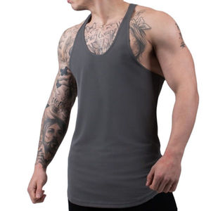 Nouvelle Arrivée Débardeurs Homme 100% Coton Respirants Sans Manches Confortables Coupe Slim Décontractés Couleur Unie - Product Image 1