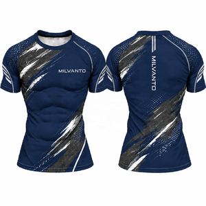 Camiseta Deportiva Personalizada para Hombre, Color Oliva, Ligera, Elástica, de Secado Rápido, para Entrenamiento, Fitness, Running y Ciclismo - Product Image 6