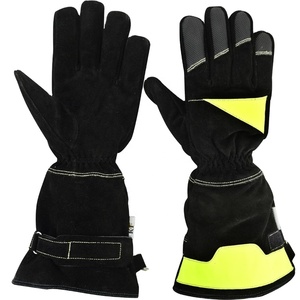 Guantes de Bombero de Cuero de Alta Calidad, Largos hasta la Muñeca, Ecológicos, para Uso en las Cuatro Estaciones, Viajes al Aire Libre, USA 2023 - Product Image 1