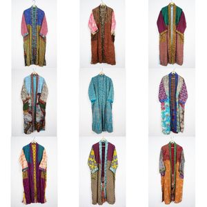 Kimono Largo de Seda Hecho a Mano, Ropa de Verano de Lujo, Personalizado para Mujer, Boda, Novia, Damas de Honor, Vestido de Noche Suave y Transpirable - Product Image 1