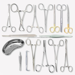 16PCS Manual Reusable Appendectomy Surgery Instrument Set German Stainless Steel OEM Private Label - Product Image 1