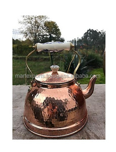 กาต้มน้ำชาทองแดงสไตล์มินิมอลดีไซน์ทันสมัยทันสมัยมีด้ามจับที่สะดวกสบายสำหรับบ้าน - Product Image 3