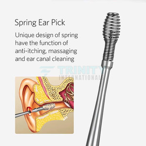 8 Pieces Ear Wax Removal Kit Ear Cleaning <b>Tool</b> Set With a Cleaning Brush and <b>Storage</b> <b>Box</b> For Sale - Product Image 4