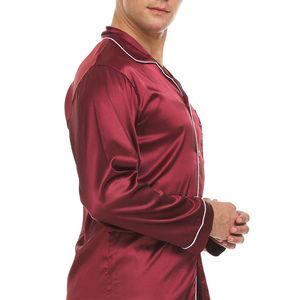 Nouvelle Collection – Ensembles de Pyjama Confortables en Coton Satiné et Spandex Respirant à Manches Longues avec Poches – Vêtements de Nuit Unisexe Couleur Unie - Product Image 5