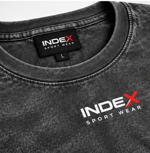 Camiseta de Manga Corta para Hombre INDEX, Cuello Redondo, Corte Regular, Estampado, Tejido Jersey Transpirable, Estilo Casual, Logotipo Frontal - Product Image 6