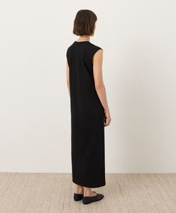 Women Floor-Length Maxi <b>Dress</b> Cotton Breathable Regular Wear <b>Loose</b> Fit Tee <b>Dress</b> Women Sleeveless Crew Neck Tee Maxi <b>Dress</b> - Product Image 4