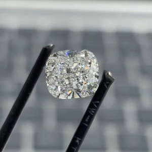 Diamante Cultivado en Laboratorio, Corte Excelente, Solitario, Forma Cojín, 5.00 Ct, E VS1, Certificado IGI, Sintético RAAMAA - Product Image 1