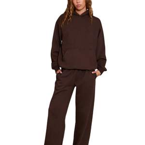 Custom Heavyweight Oversized Women Hoodie <b>100</b>% Cotton French Terry Sweatshirt with Front Pocket Private Label OEM - Product Image 4