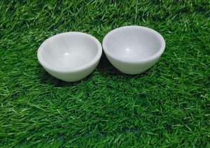 Modern <b>White</b> <b>Marble</b> Multi-Functional Decorative Bowl for Home & Kitchen Use Ramadan & Diwali Occasions at Low Price - Product Image 4