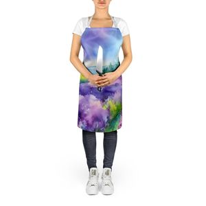 New Hampshire Multicolor Large Adult Unisex <b>Apron</b> Purple Lilac Watercolor Design for Cooking Baking <b>Gardening</b>-Kitchen Server - Product Image 5