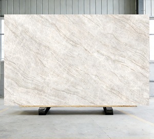 MiyaStone Modern 3D Printed Taj Mahal Quartz Big Slab for Kitchen Countertop & Villa <b>Builders</b> - Product Image 1