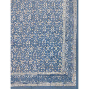 Sábana Plana de Algodón con Estampado Geométrico de Doble Gris Jaal, 200 Hilos, Transpirable, para Uso Doméstico, Hotelero y de Lujo - Product Image 2