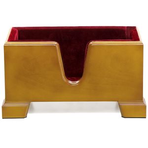 Support pour violoncelle brun rétro naturel avec couche protectrice en mousse - Product Image 1