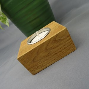 Heart Wooden Handmade Tea Light Holder Natural Wood Home Decoration Candle Stand Christmas Wedding - Product Image 5