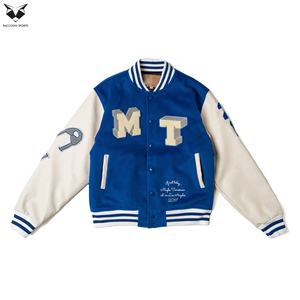 Factory Made Hot Selling Premium Quality Canvas Customizable Trending Design Winter Low Prices College Baseball Varsity Jackets - Product Image 2