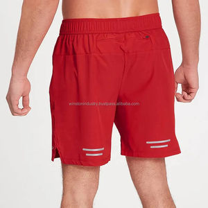 Short d'été pour hommes personnalisé en gros avec taille élastique High Street Style Solid Pattern Digital Printing Custom Logo Design - Product Image 6