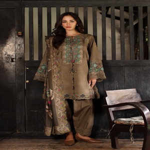 Colección de marcas famosas, vestido de lino para mujer, ropa de invierno, vestido bordado y estampado, tela de alta calidad, material de buena calidad. - Product Image 1