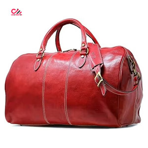 High Street New Arrivals Custom Logo Leather Duffel Bags Sport Style Travel Use Reasonable Price Blank Customizable Designs - Product Image 4