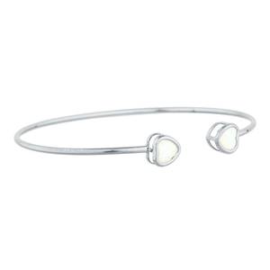 925 Sterling Silver Natural Excellent Quality Ethiopian Opal Gemstone Handmade Designer Adjustable Bangle For Women Customized - Product Image 5