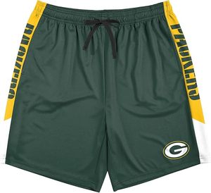 Pantalones Cortos Deportivos Duraderos de Poliéster Negro de los Jacksonville Jaguars, Bordados, con Franjas Laterales Color Verde Azulado y Logotipo del Equipo - Product Image 4