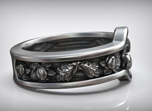 Luxury 925 Sterling Silver Koi Fish <b>Ring</b> Twin Fish Floral Carved Wide Band <b>Men</b> Women Statement Jewelry - Product Image 2