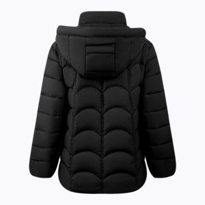 Giacca Invernale da Donna Calda, Spessa e Morbida, Antivento, Stile Preppy, con Zip e Collo Alto, Casual e Trapuntata - Product Image 3