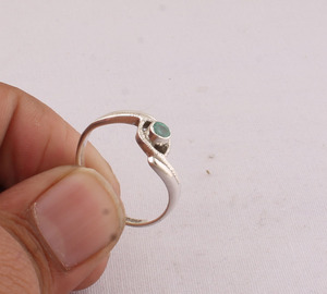 Anillo de Plata de Ley 925 con Topacio Azul, Gema Natural Hecha a Mano, Diseño Clásico Vintage para Boda, Joyería de Banda para Mujer, Venta al por Mayor - Product Image 2