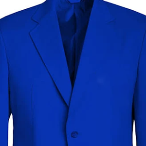 Wholesale Zeta Royal Blue Men's Embroidered Knitted Blazer Breathable Custom Logo Fraternity Blazer <b>Wedding</b> Business Party Coat - Product Image 6
