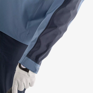 Men <b>Waterproof</b> Golf Jacket Half Zip Windproof Stretch Rain Jacket Lightweight Performance Sportswear OEM Custom - Product Image 2