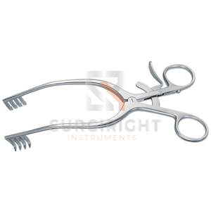 Écarteurs chirurgicaux auto-rétentionnels Blush à pointes mues en acier inoxydable allemand certifié CE, instrument chirurgical manuel, garantie 1 an - Product Image 2