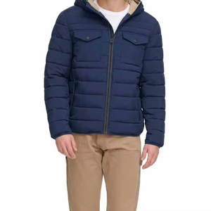 OEM Custom Logo Puffer Jacket Warm Quilted Construction Practical Everyday Apparel Garment Collection - Product Image 6