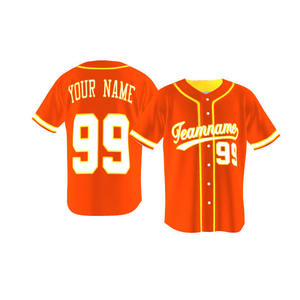 เสื้อเบสบอลผู้ชายสั่งทำขายส่ง คุณภาพสูง เย็บอย่างดี สำหรับเบสบอลและซอฟต์บอล เนื้อผ้าตาข่ายน้ำหนักเบา ระบายอากาศได้ดี - Product Image 6