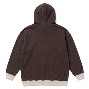 Sudadera con capucha a rayas para mujer 2026, forro polar marrón personalizado, jersey oversize de manga larga con letras - Product Image 4