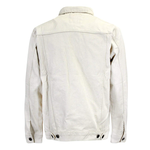 เสื้อแจ็คเก็ตคอร์ดูรอยลำลองสำหรับผู้ชาย OEM ผ้าฝ้าย 100% ติดกระดุม ทรงโอเวอร์ไซส์ ดีไซน์สำหรับฤดูใบไม้ร่วง กันลม เป็นมิตรกับสิ่งแวดล้อม - Product Image 4