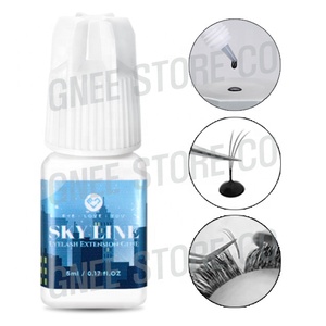 กาวต่อขนตาสีดำแห้งเร็วแบบใหม่กาวเส้นท้องฟ้า5มล. กาวติด0.5S ใหม่สำหรับต่อขนตาปลอม - Product Image 2