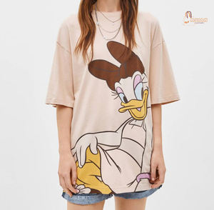 Camisetas Casuales de Mujer, Nuevas de Fábrica, Corte Ajustado, 100% Algodón, con Impresión Personalizada - Product Image 1