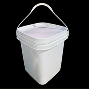 Cubo de Plástico PP Cuadrado Blanco de 9L de Primera Calidad, Hermético, a Prueba de Fugas, Duradero, con Tapa Abatible y Asa para Envasado de Productos Químicos - Product Image 2