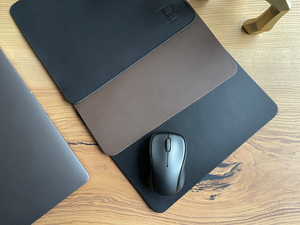 Alfombrilla de Ratón de Cuero Genuino con Sensor de Precisión, Alfombrilla de Escritorio de Cuero Vacuno Premium para Juegos LMP-0121 - Product Image 6