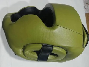 Protector de Cabeza Profesional Ligero y Ecológico Hecho a Medida OEM, Calidad Premium, Hecho 100% con Cuero Vacuno Genuino, para MMA - Product Image 3
